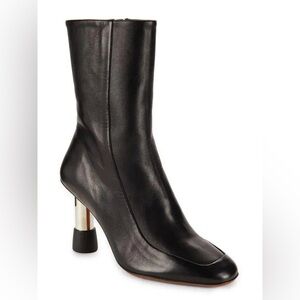 Clergerie Women’s Kery Block Heel Leather Oxford Boots